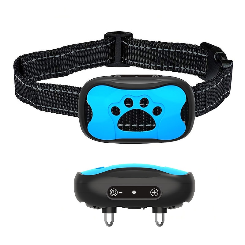 Popular Pet Bark Stopper Intelligent Identification Charging Waterproof Electric Shock Dog Training Collar Dog Training Device2