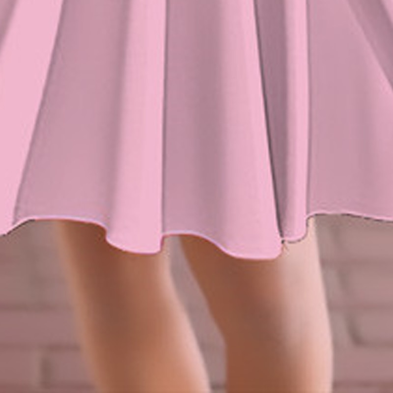 Easter Girls' 3D Floral Dress Pink Long Sleeve 3D Print Fall Winter Vacation Sports & Outdoor Daily Cute Casual Beautiful Kids 3-12 Years Casual Dress A Line Dress Above Knee Regular Fit4