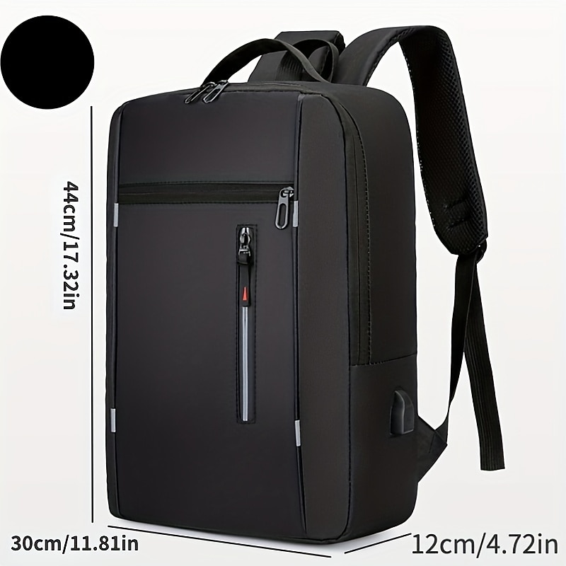 1pc Men's Women's Backpack With USB Charging Port Business Commuter Computer Bag For Business Trip Daily Use Laptop Backpack Multifunctional Student Large Capacity Backpack3