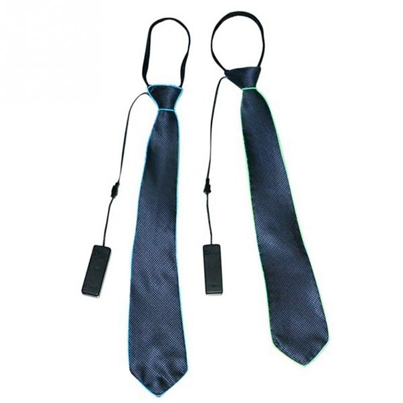Led Luminescent Tie Tie Tie El Cool Light Accessories Tie Korean Version Professional Groom British Wedding Fashion Clothing Accessories4