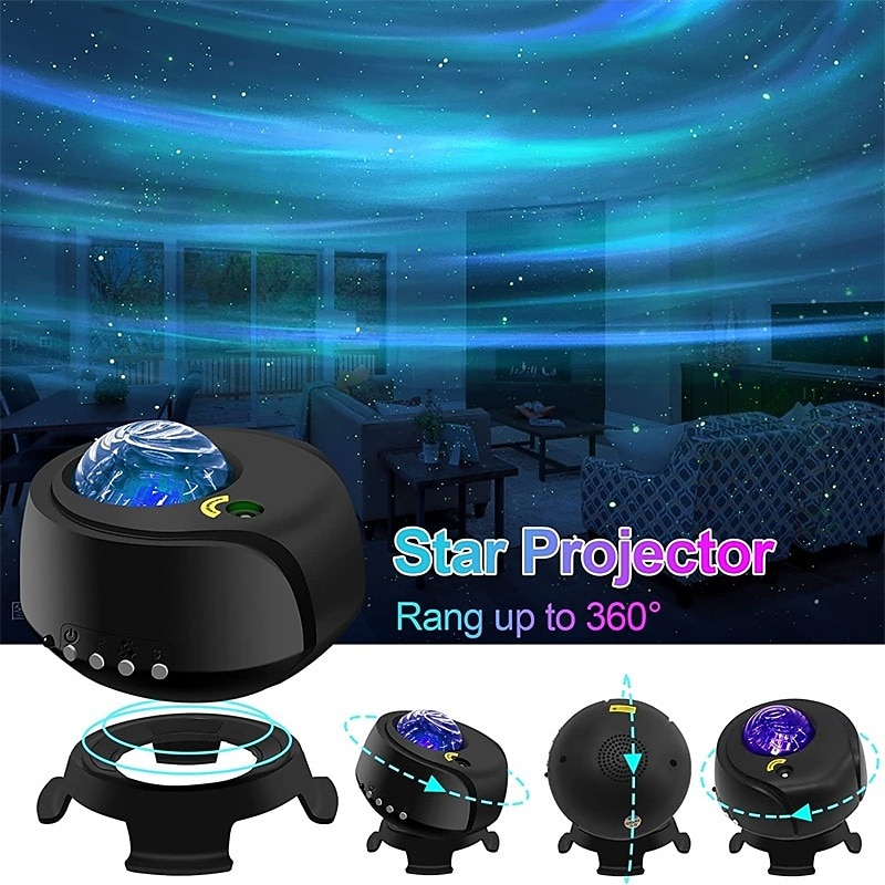 Galaxy Projector Star Projector Night Light with Remote Timer and Bluetooth Speaker for Bedroom 29 Light Effects Largest Area Galaxy Shapes Light Projector for Adults Ceiling Room DecorPartyGift4