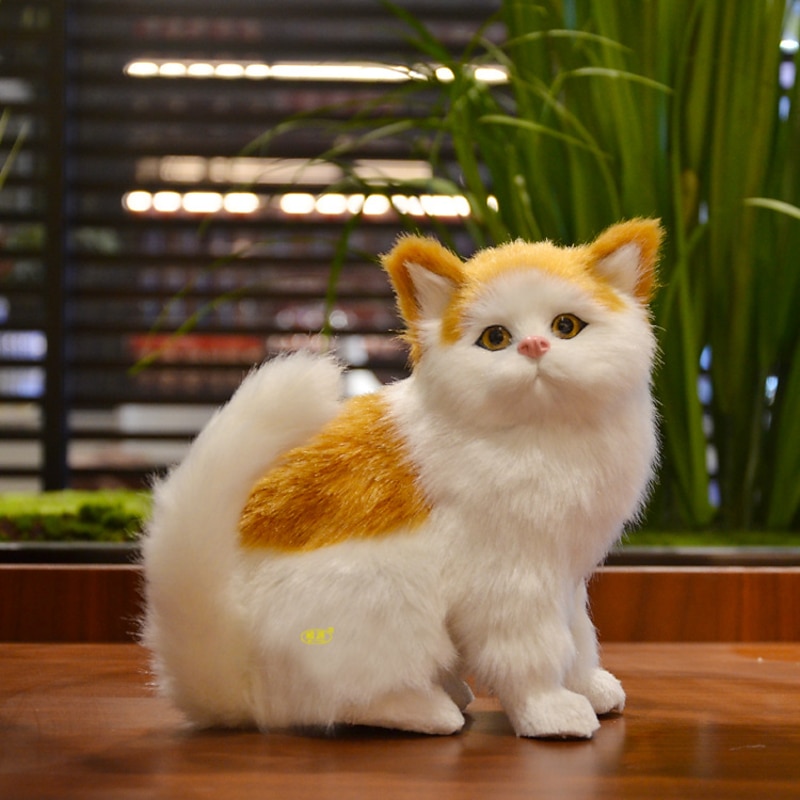 Simulated Pet Home Decoration Wedding Gift Handicrafts Creative Gift Outside Single Sitting Cat2