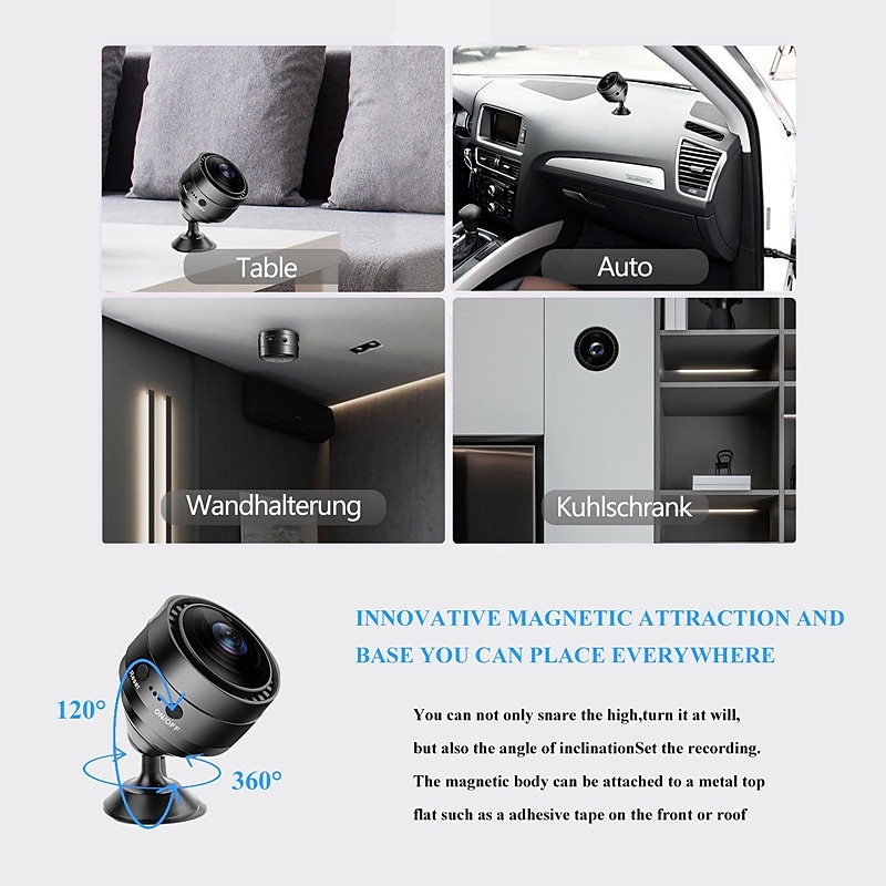 Wireless Outdoor 1080P Battery Camera - HD Night Vision, Wi-Fi Remote Monitoring, 2.4G Network Security Camera3