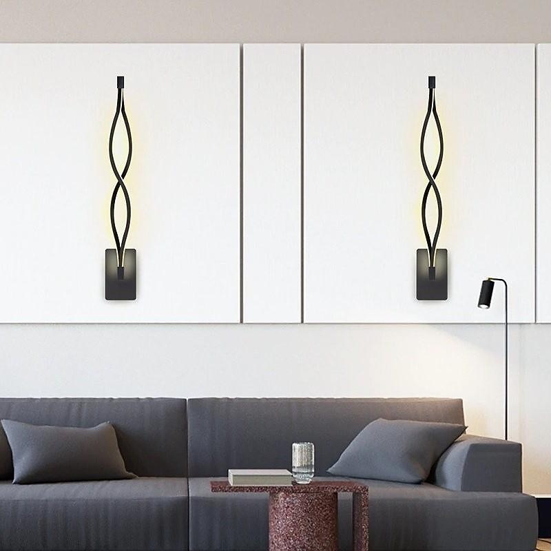 LED Wall Sconce Lamp Indoor 3Color 65cm Minimalist Lighting Fixture for Living Room Bedroom Wall Light 110-240V Modern Decor3