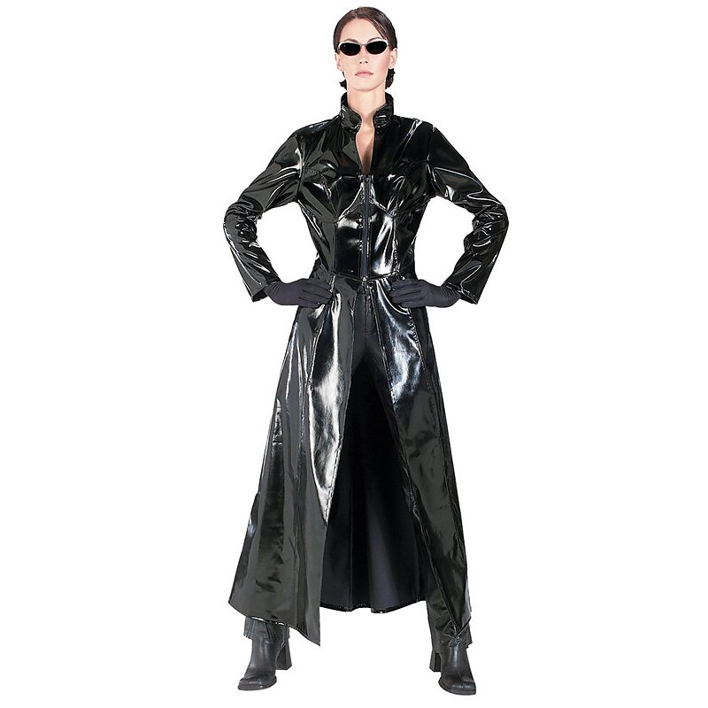 The Matrix Trinity Carnival Costume Full Body Suit Halloween Group Couples Costumes Adults' Men's Women's Cosplay Halloween Carnival Masquerade Easy Carnival Costume2