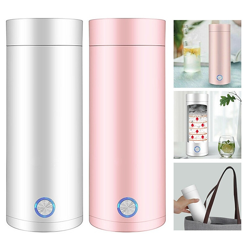 400ml Portable Electric Kettles Cup Smart Hot Water Tea Coffee Stainless Heater Travel3