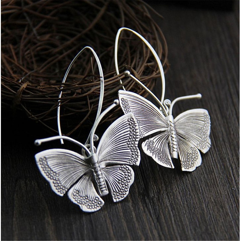 Women's Earrings Vintage Outdoor Butterfly Earring3