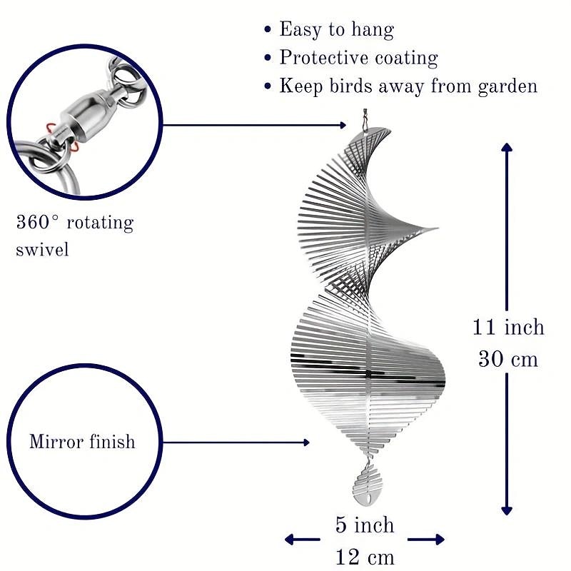 Wind Spinners for Yard Metal Garden Spinner Outdoor Courtyard Decoration Hanging Decoration, Garden Patio Decoration, Send Friends And Relatives To Commemorate The Wind Chimes, Memorial Gifts2