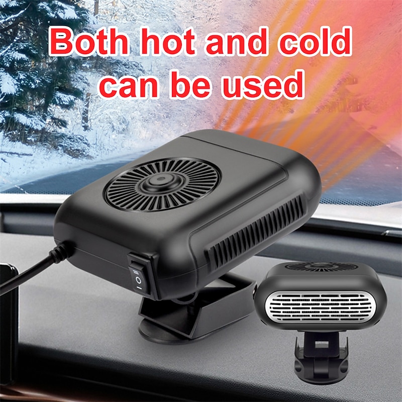 12V/24V Car Electric Heater - Adjustable Defogging & Defrosting Fan, Automatic Hot Air Blower for Windshield4