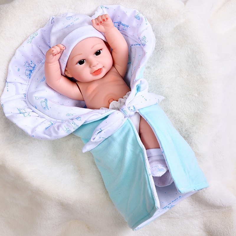 11.8"(Approx.30cm) Doll Reborn Baby Doll lifelike Cute Non Toxic Creative Vinyl with Clothes and Accessories for Girls' Birthday and Festival Gifts3