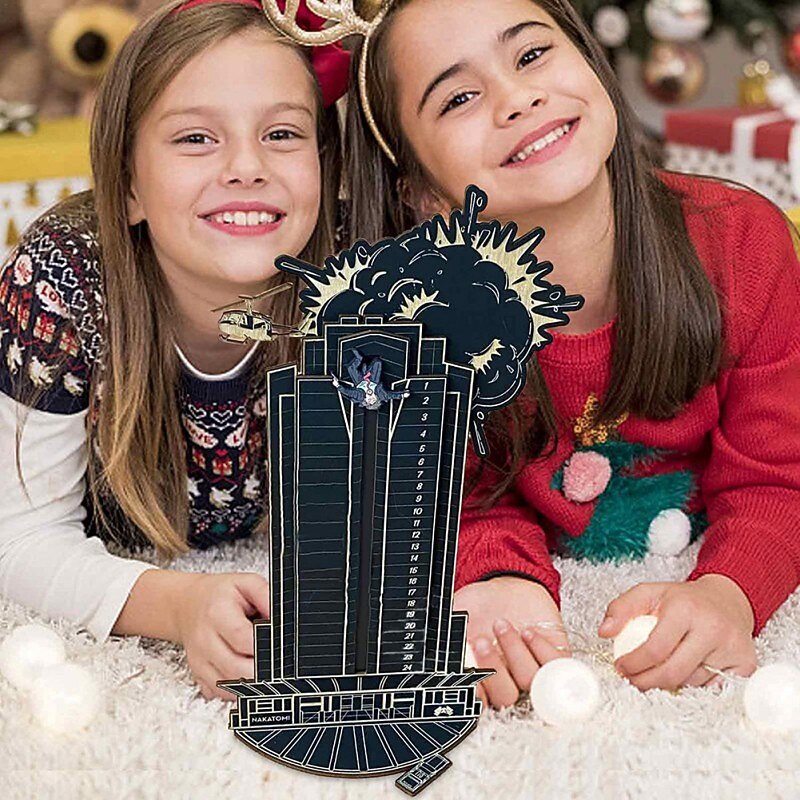 24 Day Christmas Table Decoration Countdown Advent Calendar Wooden Christmas Advent Calendar Die Hard Funny Fall Calendar Gift Die Hard Advent Calendar Wooden Christmas Advent Calendar3