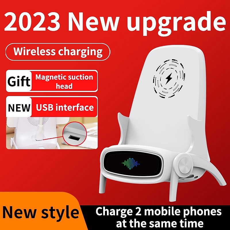 Wireless Charger 15 W Output Power 2 Port Wireless Charging Stand CE Certified Fast Wireless Charging Magnetic For Cellphone3