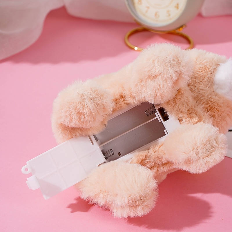 Electric Plush Toy Dog Cute Pet Little White Rabbit Family Cute Little Rabbit Can Walk And Bark4