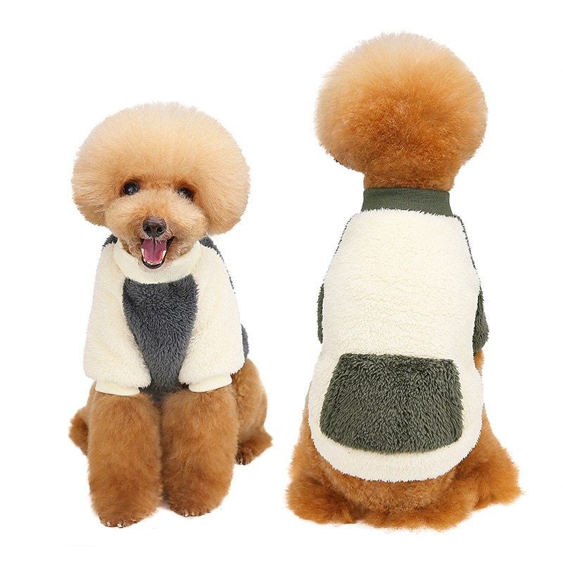 Dog Cat Coat Jacket Fashion Casual Winter Warm Breathable Soft Washable Comfortable Casual Daily Dog Clothing for Bichon Frise Pomeranian Baby Pet Papillon Small2