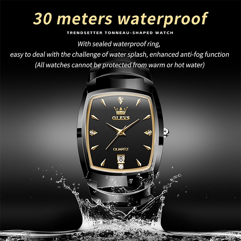 OLEVS Brand Men'S Watches Luminous Calendar Week Display Chronograph Multifunction Quartz Watch Waterproof Sports Men'S Watches3