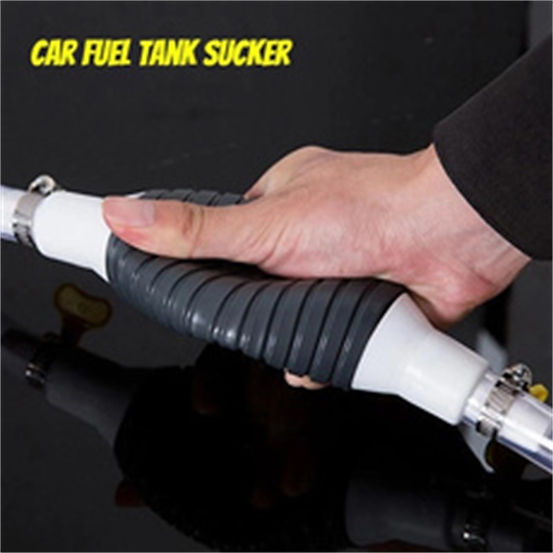 StarFire 1PC Car Fuel Gas Hand Primer Manual Pump Fuel Line Pump Fuel Pumps Car Tool Transfer Primer for Gas Petrol Diesel Oil Liquid Water with Valve Clips4