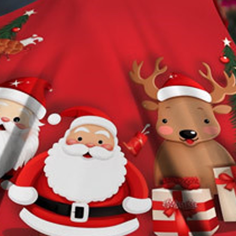 Girls' 3D Santa Claus Elk Christmas Dress Dress Snowflake Dress Long Sleeve 3D Print Fall Winter Vacation Sports & Outdoor Daily Cute Casual Beautiful Kids 3-12 Years Casual Dress A Line Dress Above4