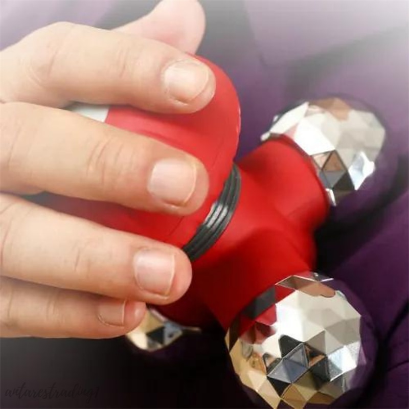 Handheld Muscle And Joint Pain Relief Water Wave Vibration USB Mini Triangle Massager Full Body Shoulder Neck Handheld Electric Massage Instrument2