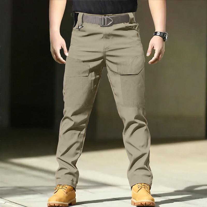 Men's Cargo Pants Combat Trousers Tactical Pants Trousers Pocket Plain Comfort Breathable Outdoor Daily Going out Fashion Casual Black Green
