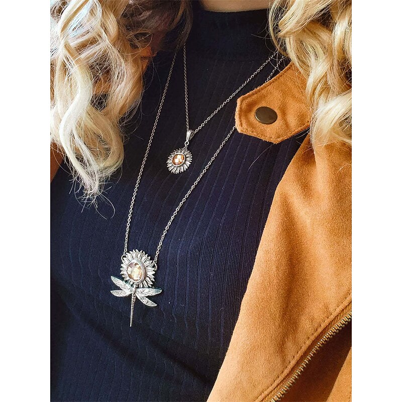 Women's necklace Vintage Outdoor Animal Necklaces4