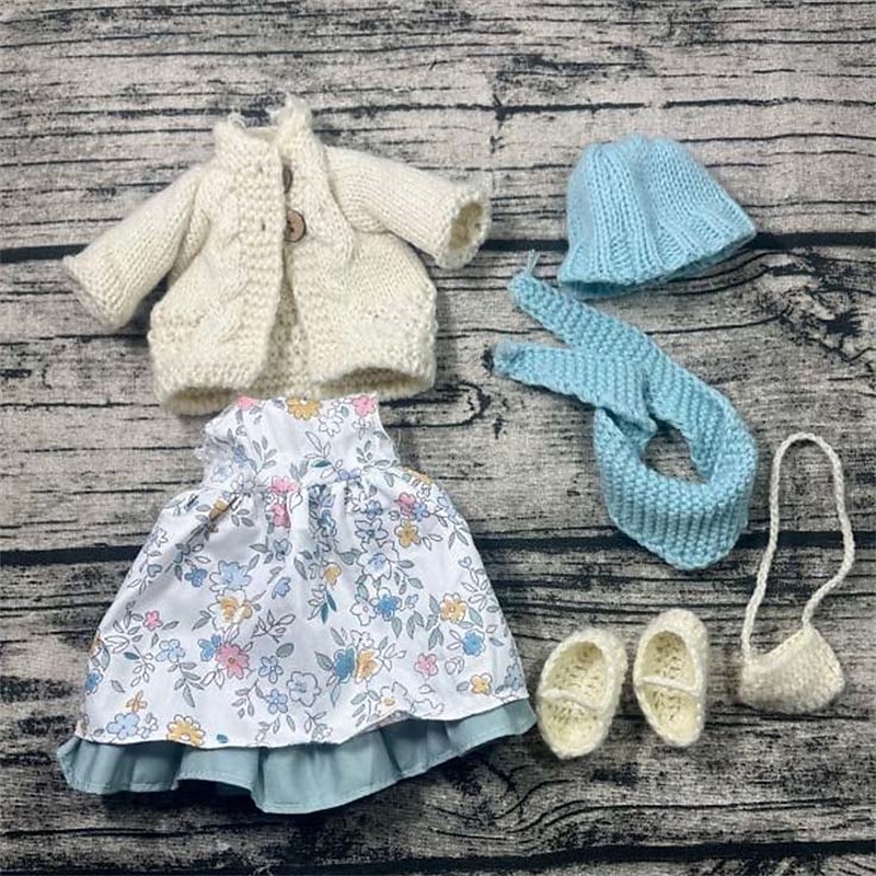 Waldorf Doll Change Clothes Material Bag Personality Set Waldorf Handmade Muppet Doll for Christmas Gifts3