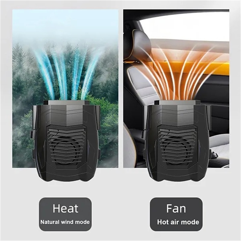 12V Portable Car Fan Heater Auto Heater Defroster Demister Multipurpose Quick Heating Auto Heating Machine Automobile Electric Accessories4