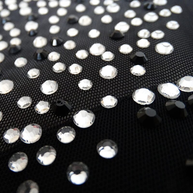 Figure Skating Dress Women's Girls' Ice Skating Dress Black Red Stretchy Training Competition Skating Wear Handmade Crystal / Rhinestone Sleeveless Ice Skating Figure Skating4