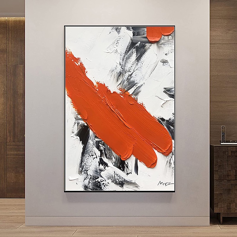 Handmade Oil Paintings Canvas Wall Art Decoration Modern Abstract Colour Knife Painting for Home Decor Rolled Frameless Unstretched Painting2