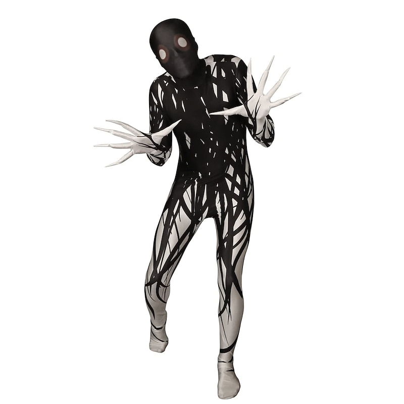 Zalgo Monster Halloween Cosplay Costume Bodysuits Carnival Costume Full Body Suit Cosplay Kid's Adults' Men's Boys' Carnival Masquerade Mardi Gras Performance Party Halloween Easy Halloween Costumes