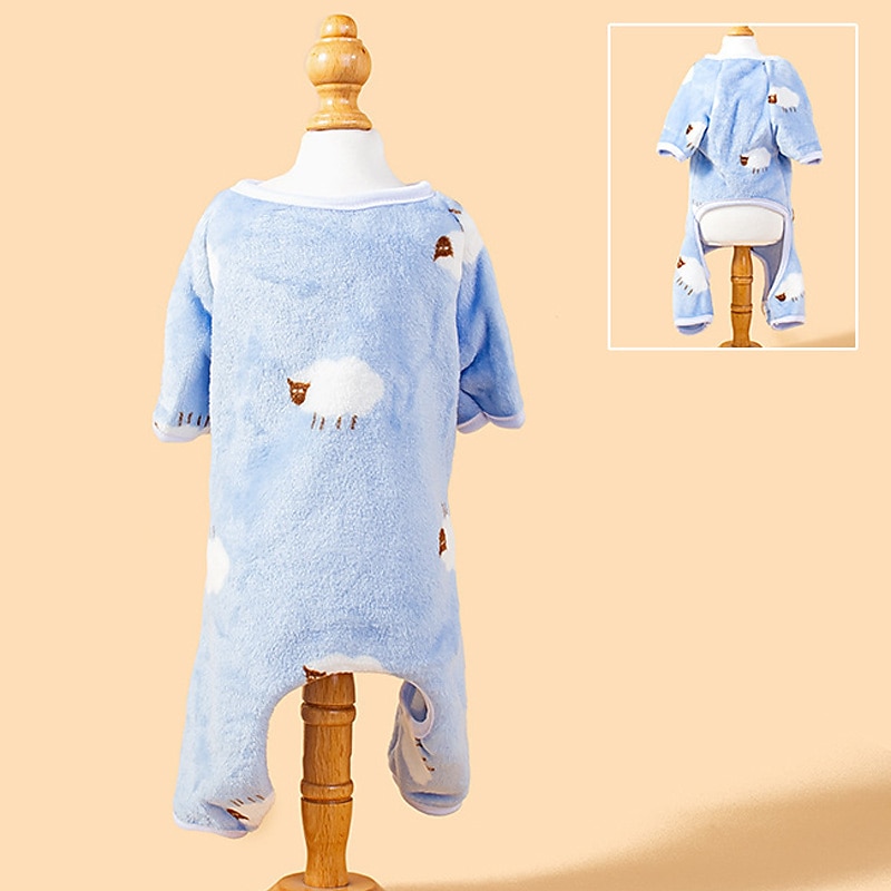 Dog Cat Pajamas Fashion Casual Winter Waterproof Breathable Soft Washable Comfortable Casual Daily Dog Clothing for Bichon Frise Pomeranian Baby Pet Papillon Small3
