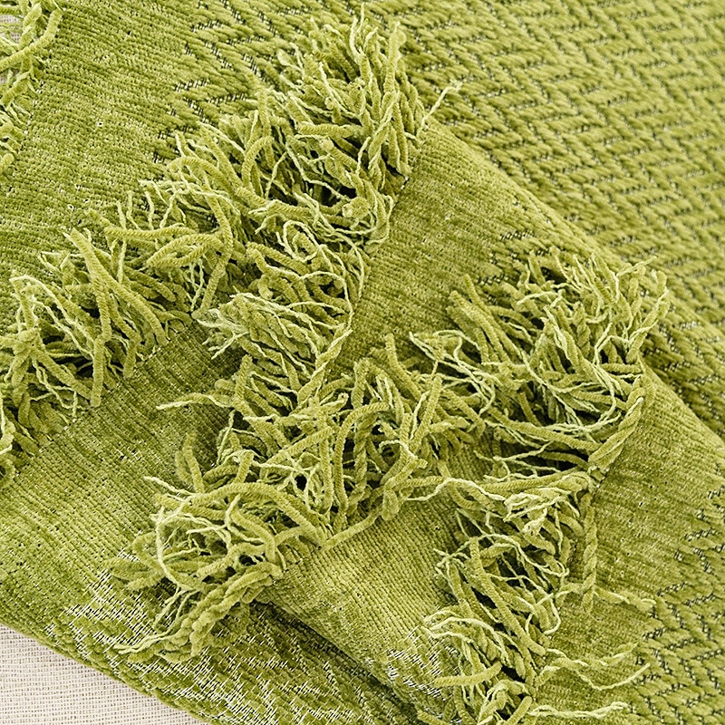 Chenille Sofa Cover Couch Cover Sage Green Couch Protector  Sofa Blanket Sofa Throw Cover for Couches Washable Sectional Sofa Couch Covers for Dogs4