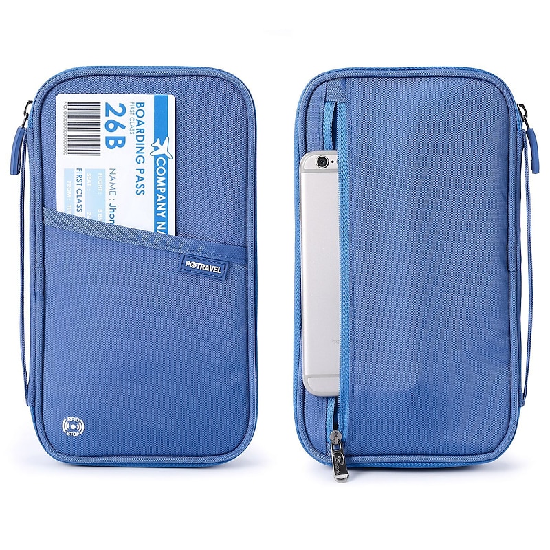 Travel Passport Wallet Family Passport Holder Trip Document Organizer Travel Accessories Document Bag Card Holder2