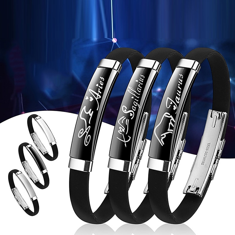 12 Constellations Bracelet Couple Bracelet Male and Female Student Japanese and Korean Version Small and Fashionable Bracelet