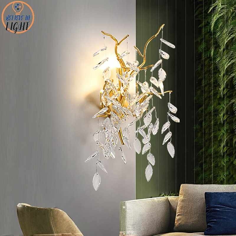 LED Wall Sconce Lamp Crtastal 25/40cm Dimmable Minimalist Wall Mount Lighting Fixture Indoor Lights for Living Room Bedroom 110-240V2