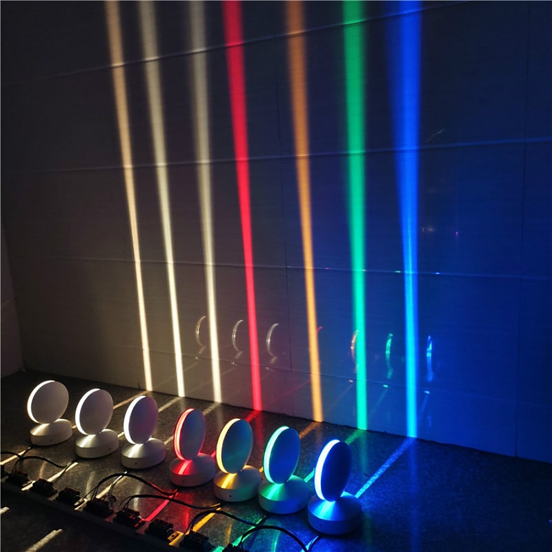 LED Window Sill Light Colorful Remote Corridor Light 360 Degree Ray Door Frame Line Wall Lamps for Hotel Aisle Bar Family 110-240V