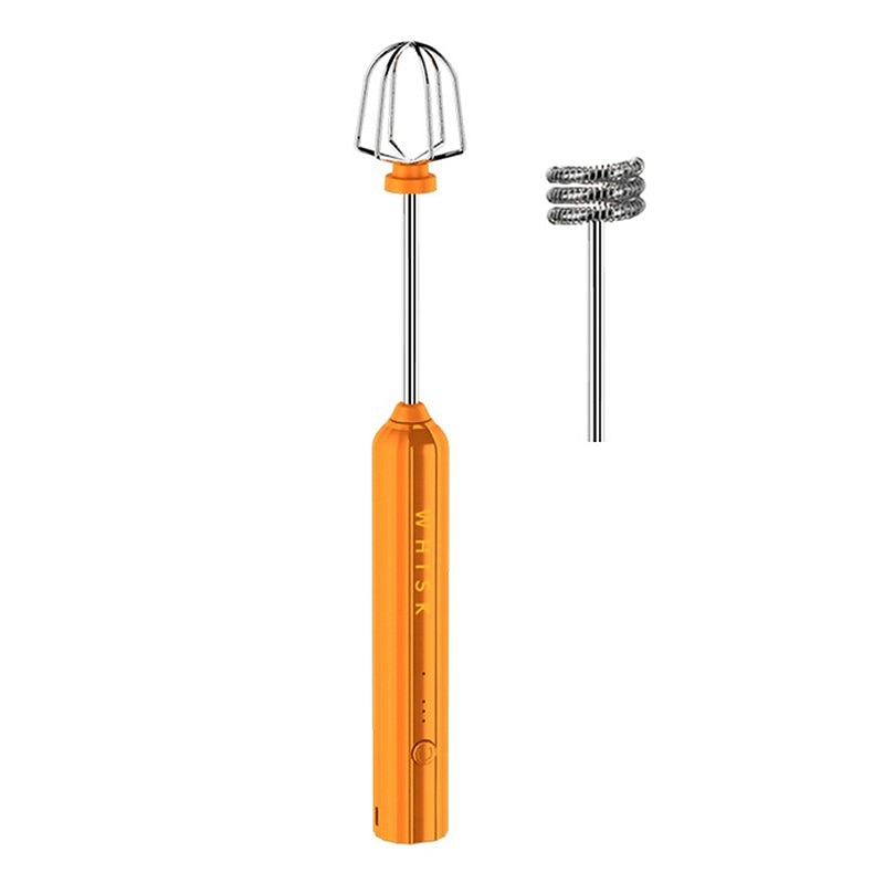 USB Rechargeable Electric Stirrer Milk Coffee Frother Foamer Handheld Egg Beater Kitchen Tool 12