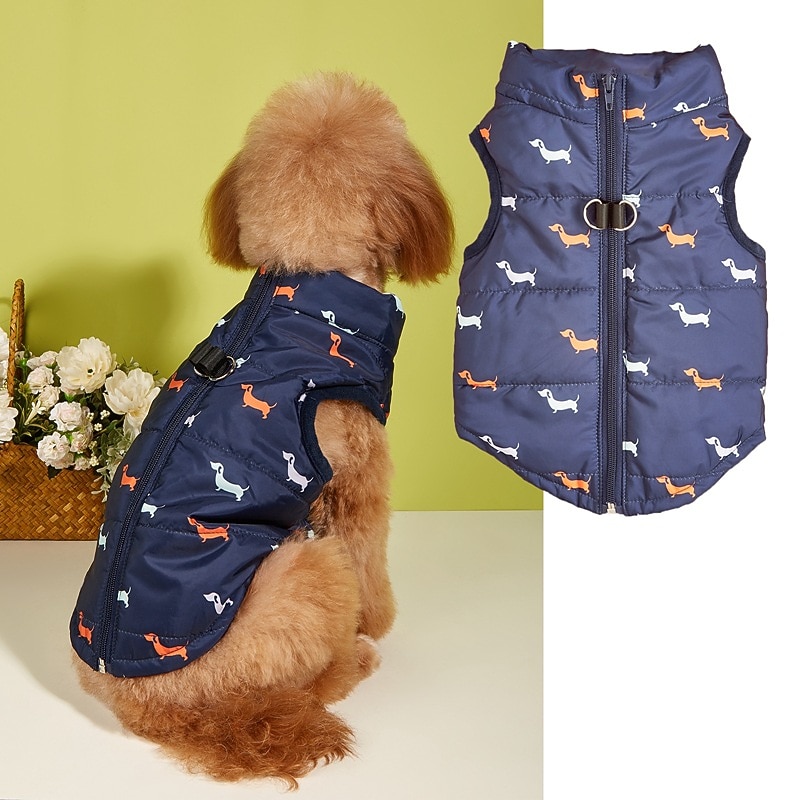 Dog Cat Coat Jacket Vest Fashion Party Winter Waterproof Warm Breathable Soft Washable Party Halloween Casual Daily Dog Clothing for Bichon Frise Pomeranian Baby Pet Papillon Small3