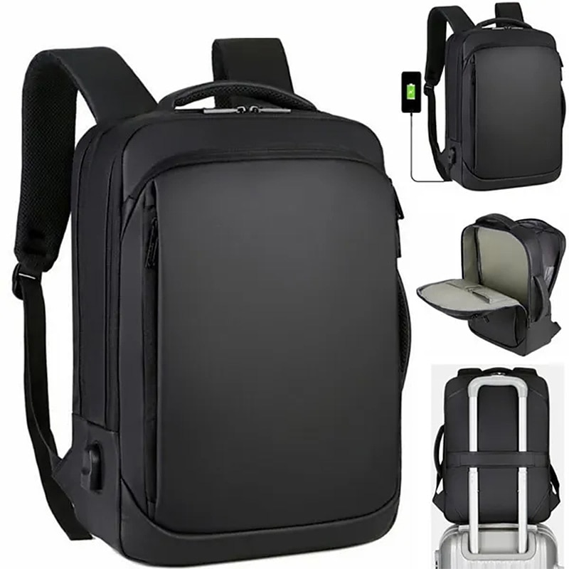 Laptop Backpack Men's Backpack Business Notebook Waterproof Back Pack USB Charging Bag Travel Bagpack Anti Theft Backpack