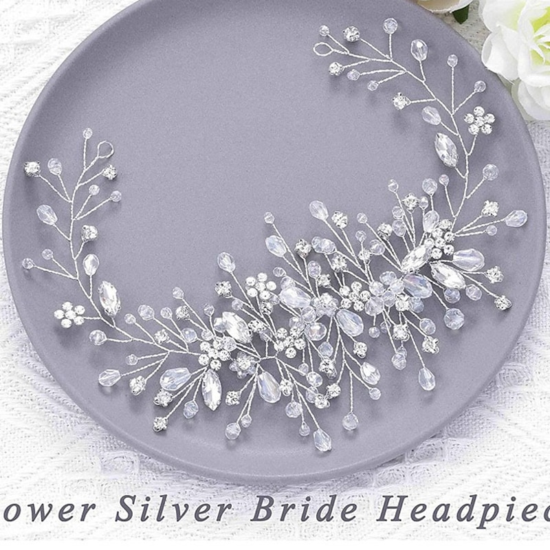 Headpiece Crystal Wedding Birthday Elegant Bridal With Crystal Headpiece Headwear2