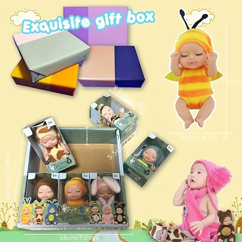 Adorable Sleeping Baby Doll - Perfect Gift for Girls with Simulation Rebirth & Soothing Accessories! Christmas/Halloween Gifts3