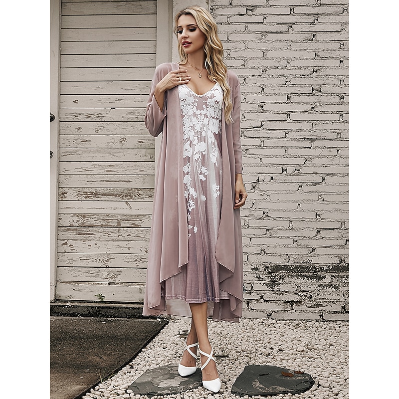 Women's Casual Dress Dress Set Two Piece Dress Long Dress Maxi Dress Purple Brown Green Half Sleeve Flower Print Summer Spring V Neck Fashion Vacation 2023 S M L XL XXL 3XL4