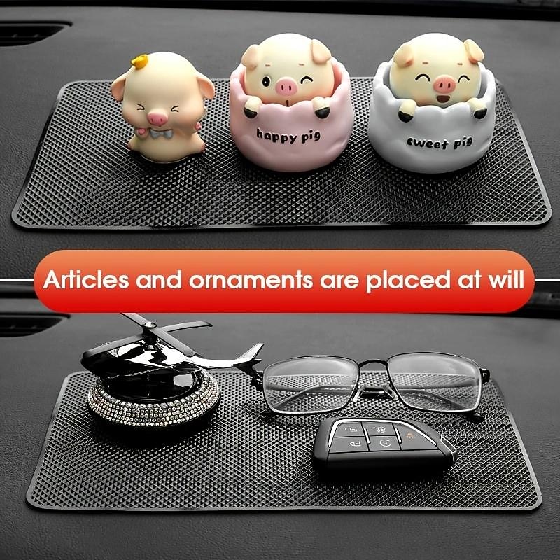 Car Anti-slip Mat Mobile Phone Anti-slip Shelving Mat Instrument Panel Decoration Shelving Mat Sunscreen High Temperature Resistant Car Accessories4