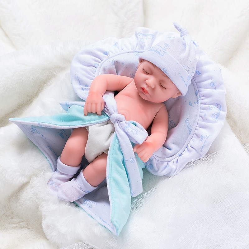 11.8"(Approx.30cm) Doll Reborn Baby Doll lifelike Cute Non Toxic Creative Vinyl with Clothes and Accessories for Girls' Birthday and Festival Gifts2