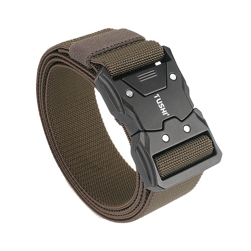 Men's Tactical Belt Buckle Black Royal Blue Polyester Retro Traditional Plain Daily Wear Going out Weekend3