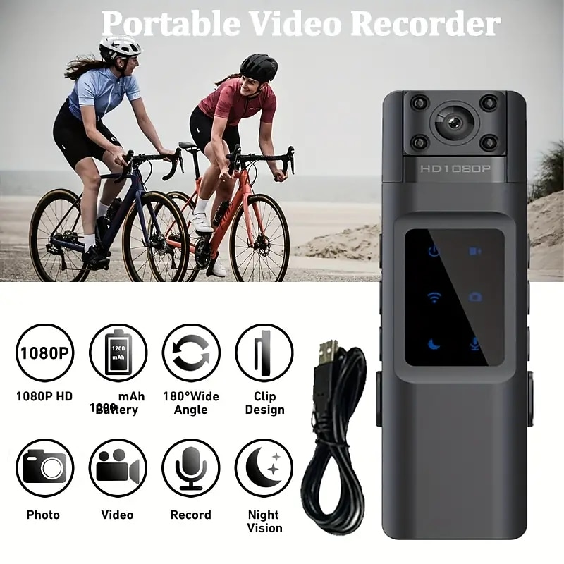 1080P HD Noise Reduction Camera WiFi Infrared DVR Video Recorder Body Camera L13 Wifi3