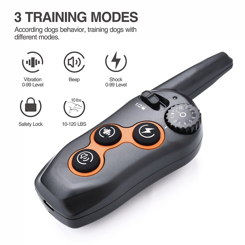 Pet Training Remote Control Dog Trainer Dog God Charger Waterproof3