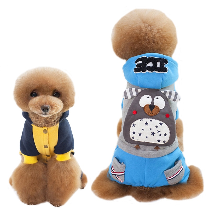 Dog Cat Hoodie Fashion Casual Winter Breathable Soft Washable Comfortable Casual Daily Dog Clothing for Bichon Frise Pomeranian Baby Pet Papillon Small