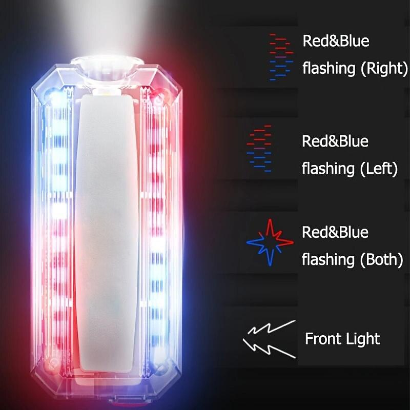 Personal LED Safety Light, Red & Blue Hands-Free Mountable Flashlight for Night Time Safety Emergency Warning, with Long Lasting Rechargeable Battery4