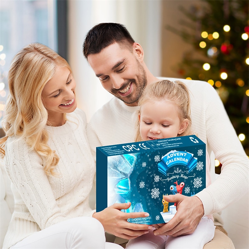 Festival Advent Calendar Blind Box,24 digital countdown gift Elf doll Children's gift Blind box Festival blind box countdown for Christmas Gifts4