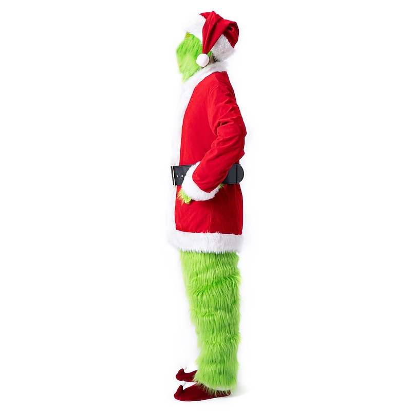 Green Monster Furry Outfits Cosplay Costumes Men's Christmas Halloween Carnival Christmas Eve Adults' Party & Evening New Year Eve Polyester4
